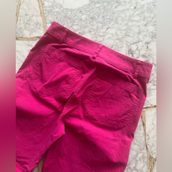 J Crew pink high-rise patch-pocket wide-leg pant size 28 - Picture 6 of 10